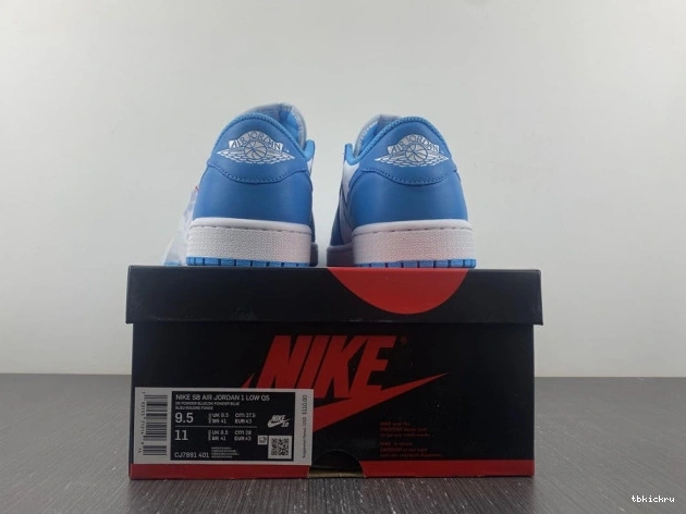 Reps TBK Nike UNC Air CJ7891-401 x SB Low Jordan 1 0810